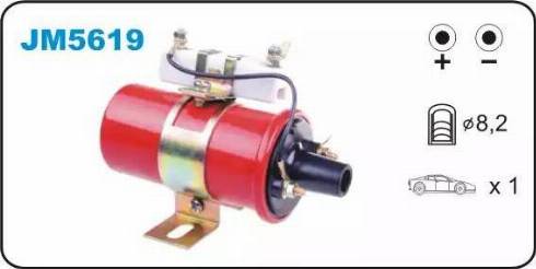 Janmor JM5619 - Bobine d'allumage droxauto.com