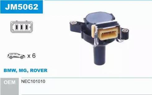 Janmor JM5062 - Bobine d'allumage droxauto.com