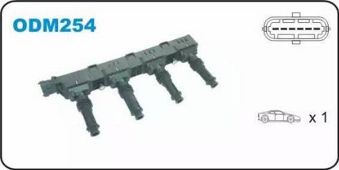 Janmor ODM254 - Bobine d'allumage droxauto.com