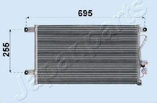 Japanparts CND163018 - Condensateur, climatisation droxauto.com
