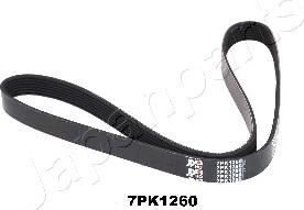 Japanparts DV-7PK1260 - Courroie trapézoïdale à nervures droxauto.com