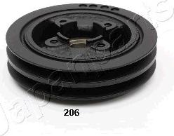 Japanparts PU-206 - Poulie, vilebrequin droxauto.com