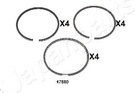 Japanparts RC17880 - Segment de piston droxauto.com