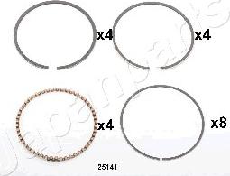 Japanparts RK25141 - Segment de piston droxauto.com