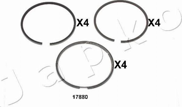 Japko 417880J - Segment de piston droxauto.com