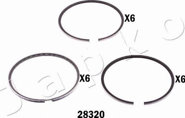 Japko 428320J - Segment de piston droxauto.com