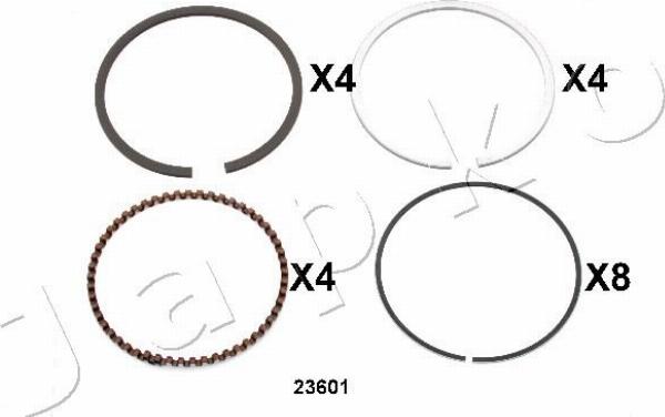Japko 423601J - Segment de piston droxauto.com