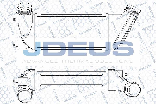 Jdeus 807M26A - Intercooler, échangeur droxauto.com