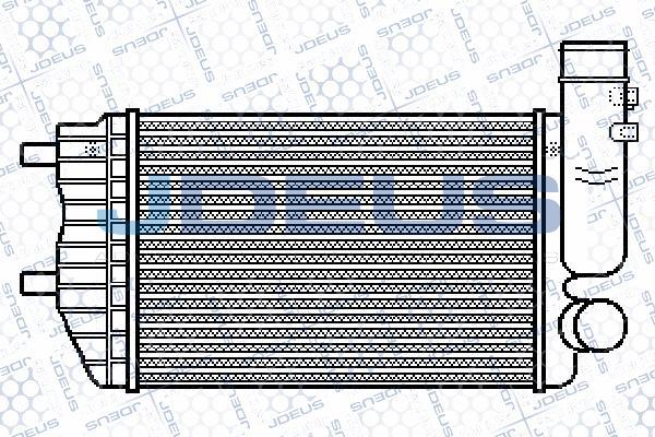Jdeus 807M22A - Intercooler, échangeur droxauto.com