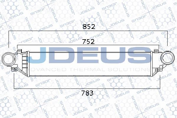Jdeus 817M42A - Intercooler, échangeur droxauto.com