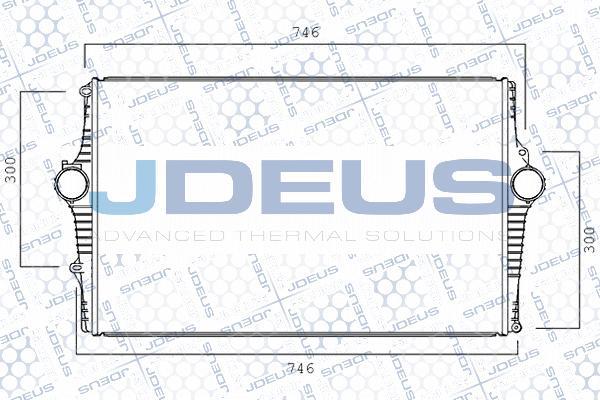 Jdeus 831M53A - Intercooler, échangeur droxauto.com