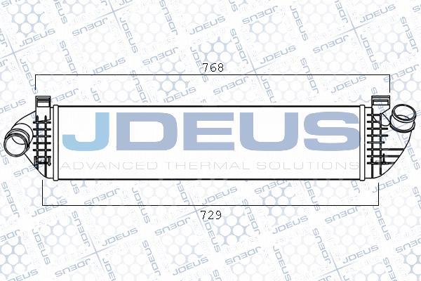 Jdeus 831M09A - Intercooler, échangeur droxauto.com