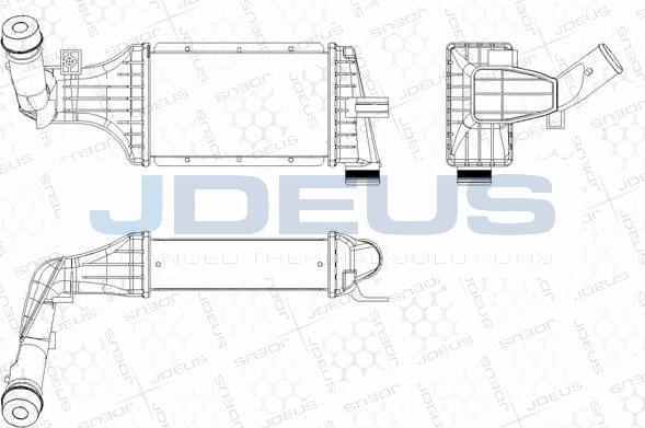 Jdeus 820M48A - Intercooler, échangeur droxauto.com