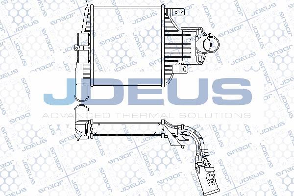 Jdeus 820M36A - Intercooler, échangeur droxauto.com