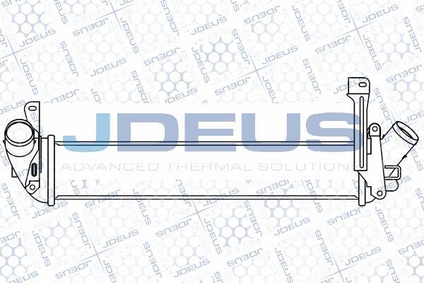 Jdeus 823M82A - Intercooler, échangeur droxauto.com