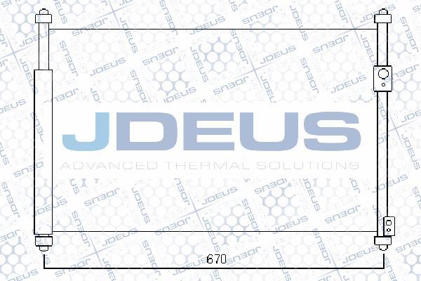 Jdeus 742M18 - Condensateur, climatisation droxauto.com
