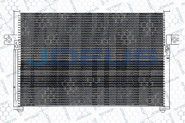 Jdeus 754M14 - Condensateur, climatisation droxauto.com