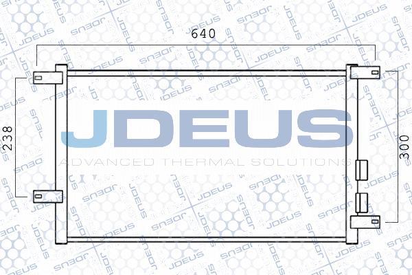 Jdeus 700M10 - Condensateur, climatisation droxauto.com