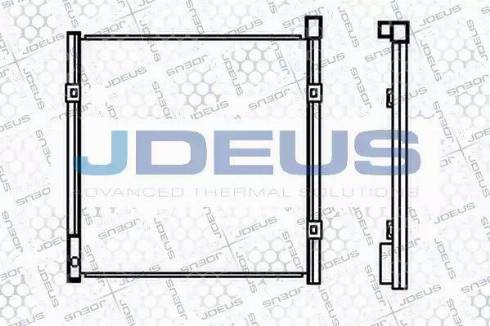 Jdeus 713N16 - Condensateur, climatisation droxauto.com