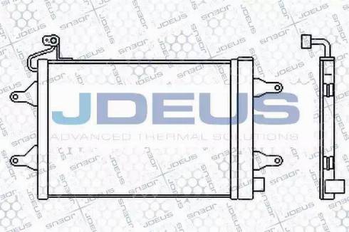 Jdeus 738M02 - Condensateur, climatisation droxauto.com