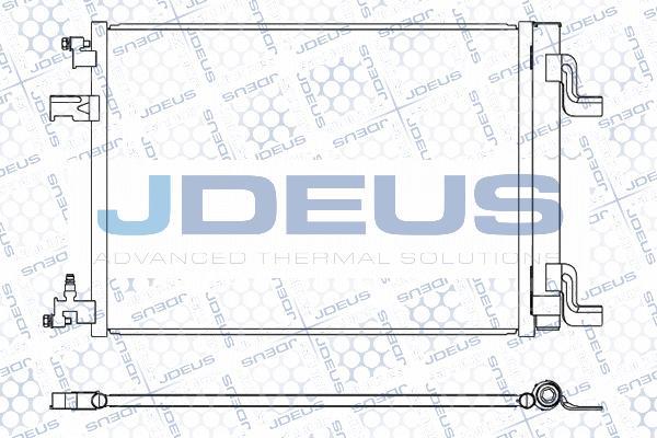 Jdeus 720M74 - Condensateur, climatisation droxauto.com