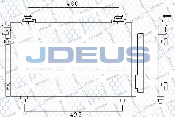 Jdeus 728M53 - Condensateur, climatisation droxauto.com