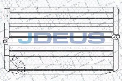 Jdeus 728N11 - Condensateur, climatisation droxauto.com