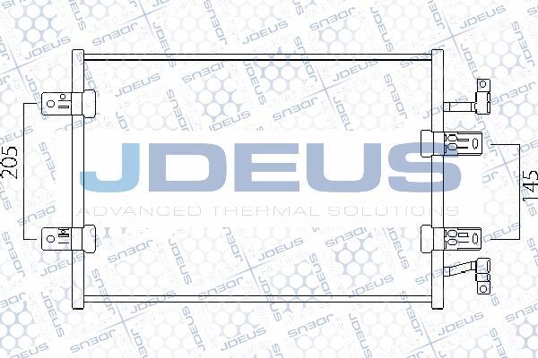 Jdeus 723M39 - Condensateur, climatisation droxauto.com