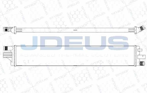 Jdeus M-023111X - Radiateur basse température, intercooler droxauto.com