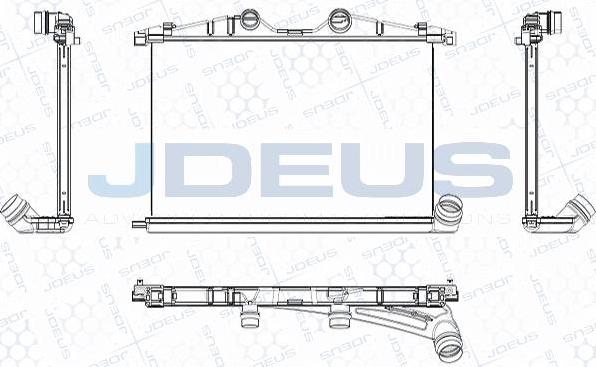 Jdeus M-807055A - Intercooler, échangeur droxauto.com