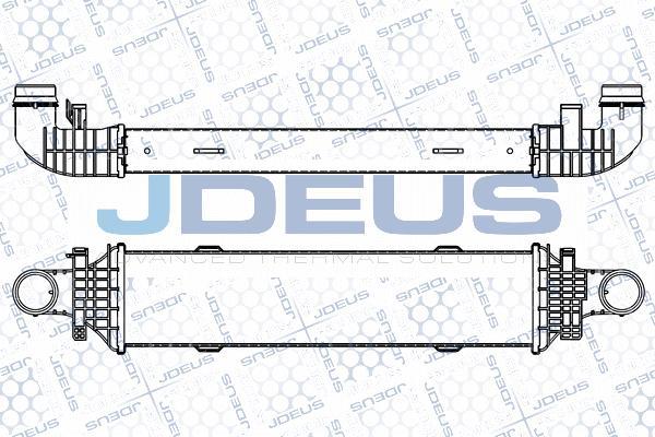 Jdeus M-817105A - Intercooler, échangeur droxauto.com