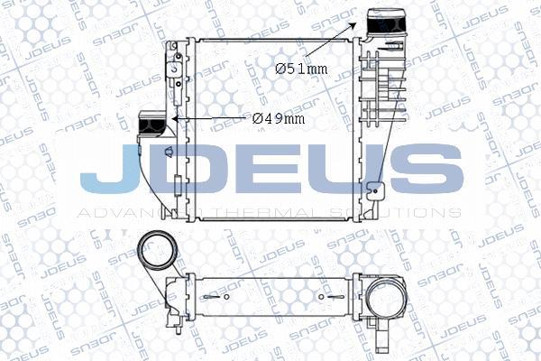 Jdeus M-821046A - Intercooler, échangeur droxauto.com