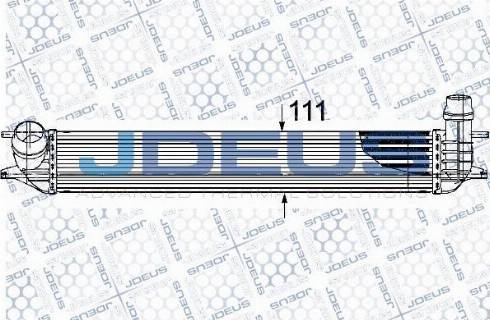 Jdeus M-8231030 - Intercooler, échangeur droxauto.com