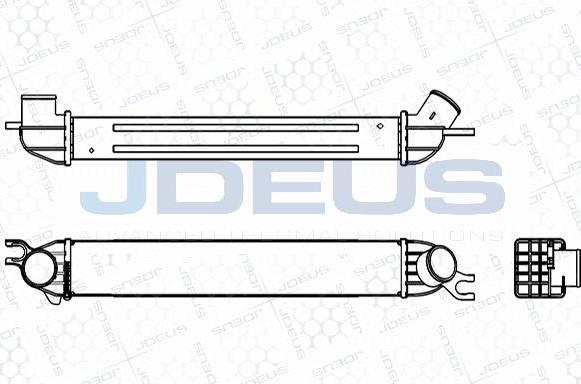 Jdeus M-870003A - Intercooler, échangeur droxauto.com