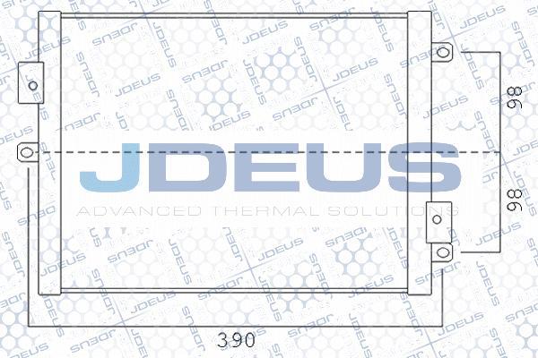 Jdeus M-743020A - Condensateur, climatisation droxauto.com