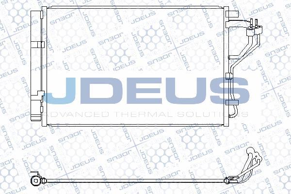 Jdeus M-7540500 - Condensateur, climatisation droxauto.com