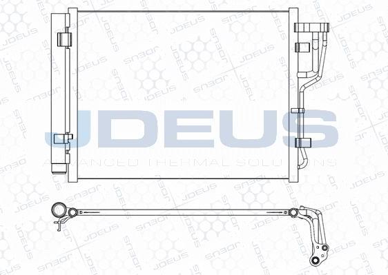 Jdeus M-7540290 - Condensateur, climatisation droxauto.com