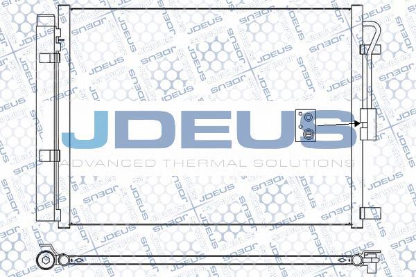 Jdeus M-7540710 - Condensateur, climatisation droxauto.com