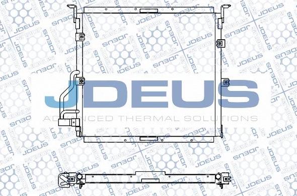 Jdeus M-7050570 - Condensateur, climatisation droxauto.com