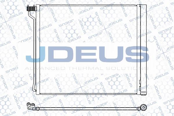 Jdeus M-7050890 - Condensateur, climatisation droxauto.com