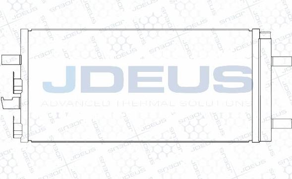 Jdeus M-7050880 - Condensateur, climatisation droxauto.com