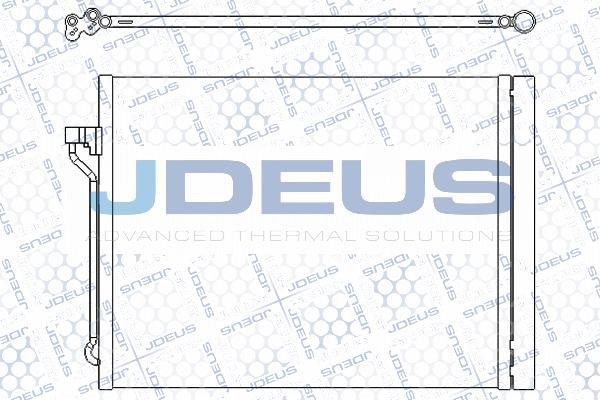 Jdeus M-7050830 - Condensateur, climatisation droxauto.com