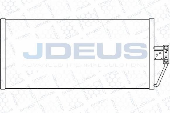 Jdeus M-7050740 - Condensateur, climatisation droxauto.com