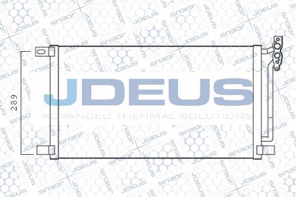Jdeus M-7050760 - Condensateur, climatisation droxauto.com