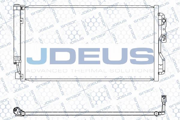 Jdeus M-7050770 - Condensateur, climatisation droxauto.com