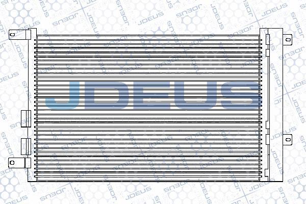 Jdeus M-700008A - Condensateur, climatisation droxauto.com