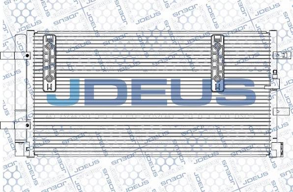 Jdeus M-7010430 - Condensateur, climatisation droxauto.com