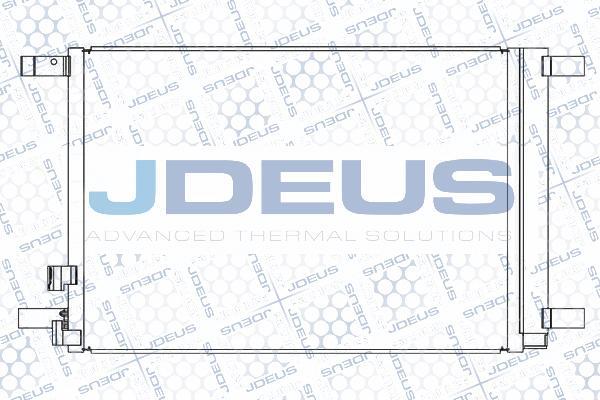 Jdeus M-7010660 - Condensateur, climatisation droxauto.com