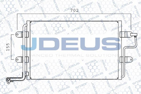 Jdeus M-7010190 - Condensateur, climatisation droxauto.com
