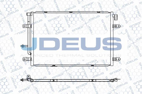 Jdeus M-7010350 - Condensateur, climatisation droxauto.com